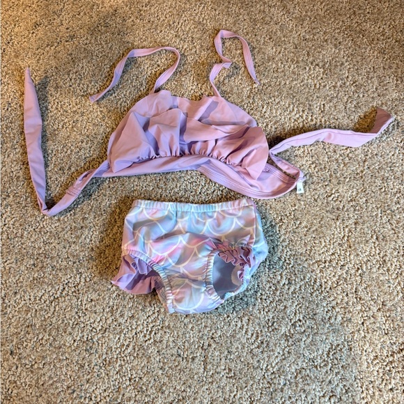 🩷6 for $20🩷 Kids Lavender and Pastel Swim Set - Picture 1 of 5